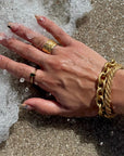 Danica Mesh Rope Chain Bracelet - Gold