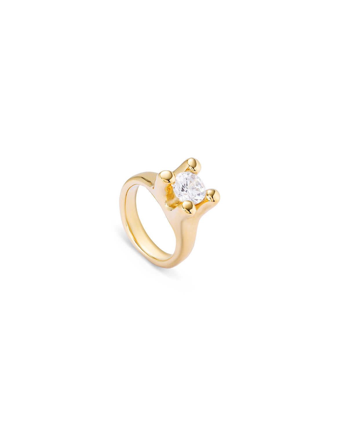 UNOde50 Anima Gold Ring Size 8
