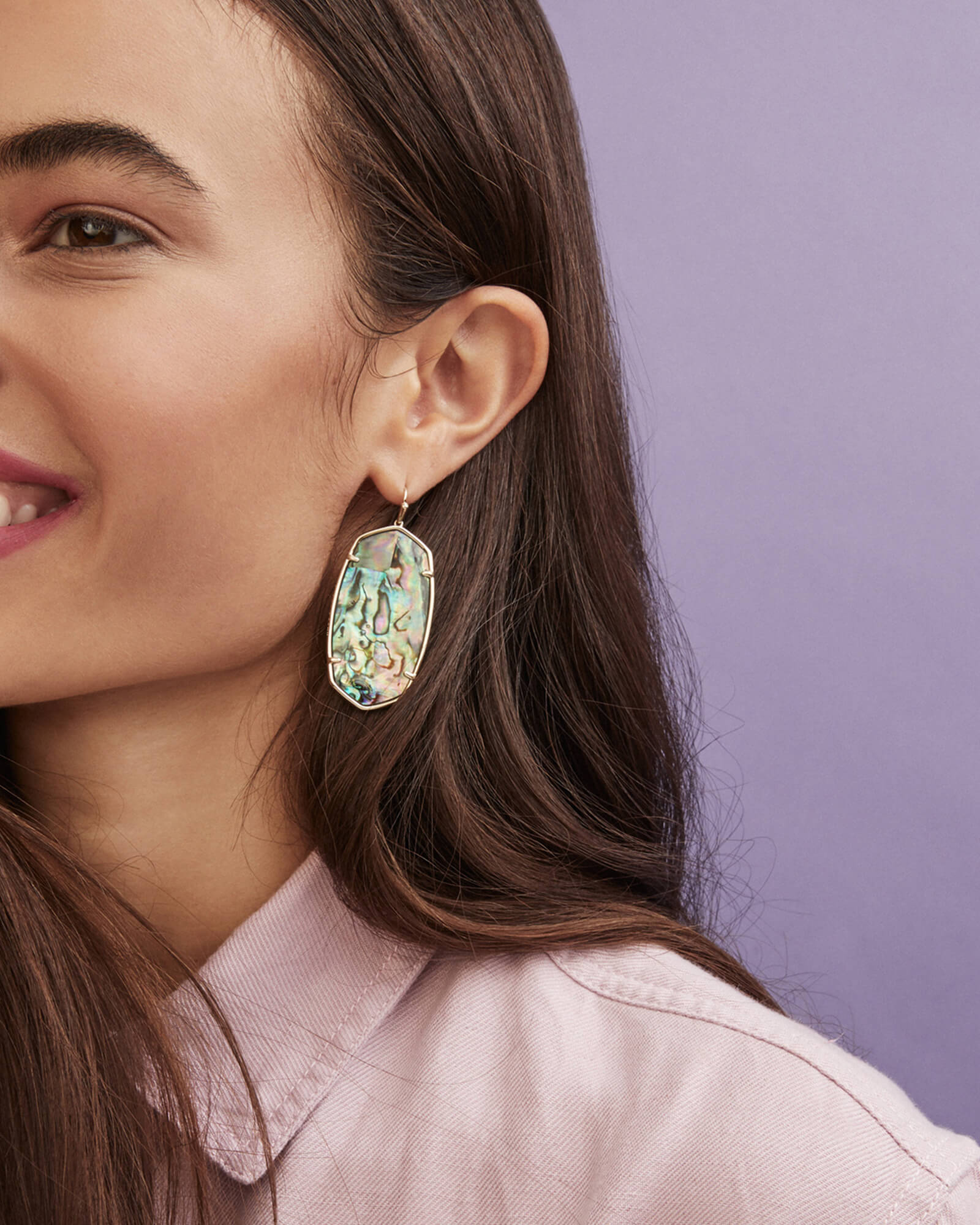 Kendra Scott kristen hot abalone Earrings