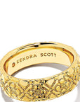 Kendra Scott - Harper Band Ring - Gold Metal - Size 6