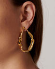UNOde50 Gold Tide Earrings