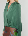 Forest Green Blouse