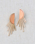 Everly Earrings - Coral