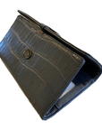 Benjamin Wallet - Rivers Crocco Gunmetal