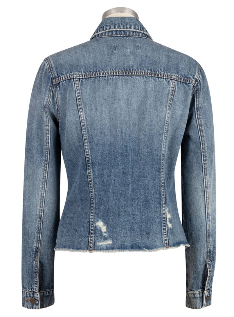 Julia Crop Jacket W/Drop Shoulder No Waistband