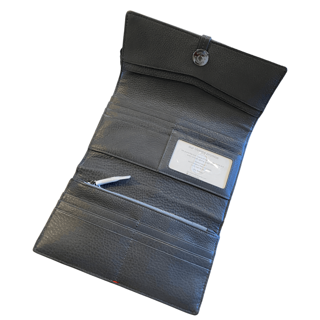 Benjamin Wallet - Rivers Crocco Gunmetal