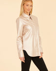 Metal Shirt - Pale Gold