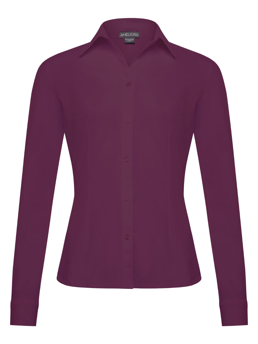 Dawn Button Down - Merlot