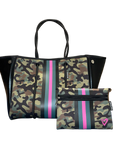 Everyday Neoprene Tote - Pink Army