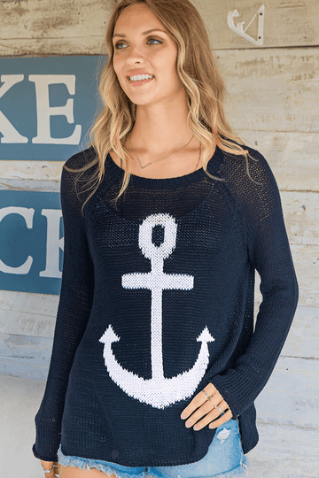 Anchor V Cotton Sweater