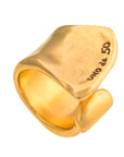 UNOde50 Gold The Crevice Ring Size 7