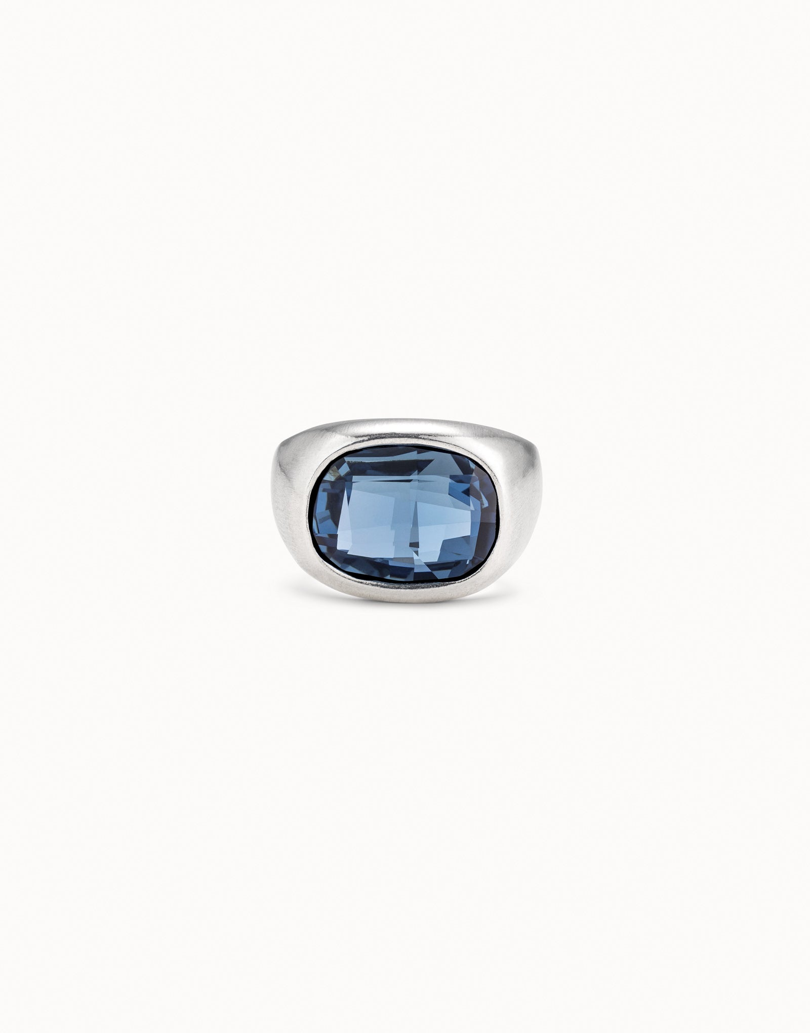 UNOde50 Light It Up Blue Crystal Ring Size 7