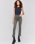 Asymmetrical Leg Pant -Spruce