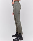 Asymmetrical Leg Pant -Spruce