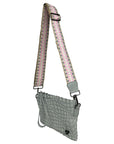 Charlotte Crossbody Woven - Ice Grey