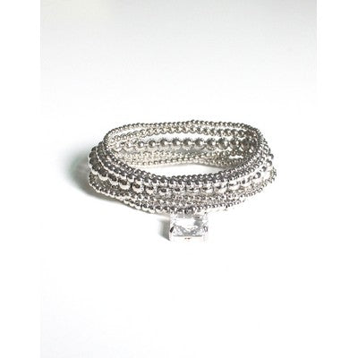 Meghan Browne Garner Bracelet - Silver