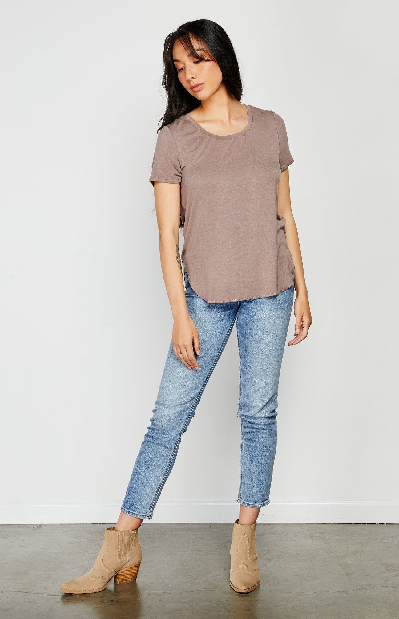 Alabama Tee - Mushroom Taupe
