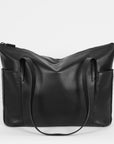 Addie Large Tote - Black/Gunmetal