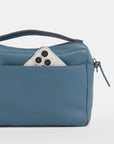 Evan Crossbody Medium - Curated Blue/ Gunmetal