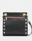 Tony Medium - Black Brushed Gold Red Zip