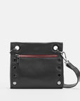 Tony Small - Black Gunmetal Red Zipper