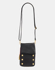 VIP Mobile - Black/ Brushed Gold Red Zip