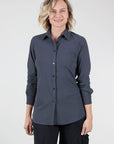 Dawn Button Down - Steel