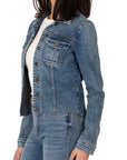 KUT Kara Jacket No Waist w/Raw Hem