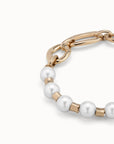 UNOde50 Gold Pearl & Match Bracelet Size Medium