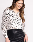 Satin Spotted Shirt