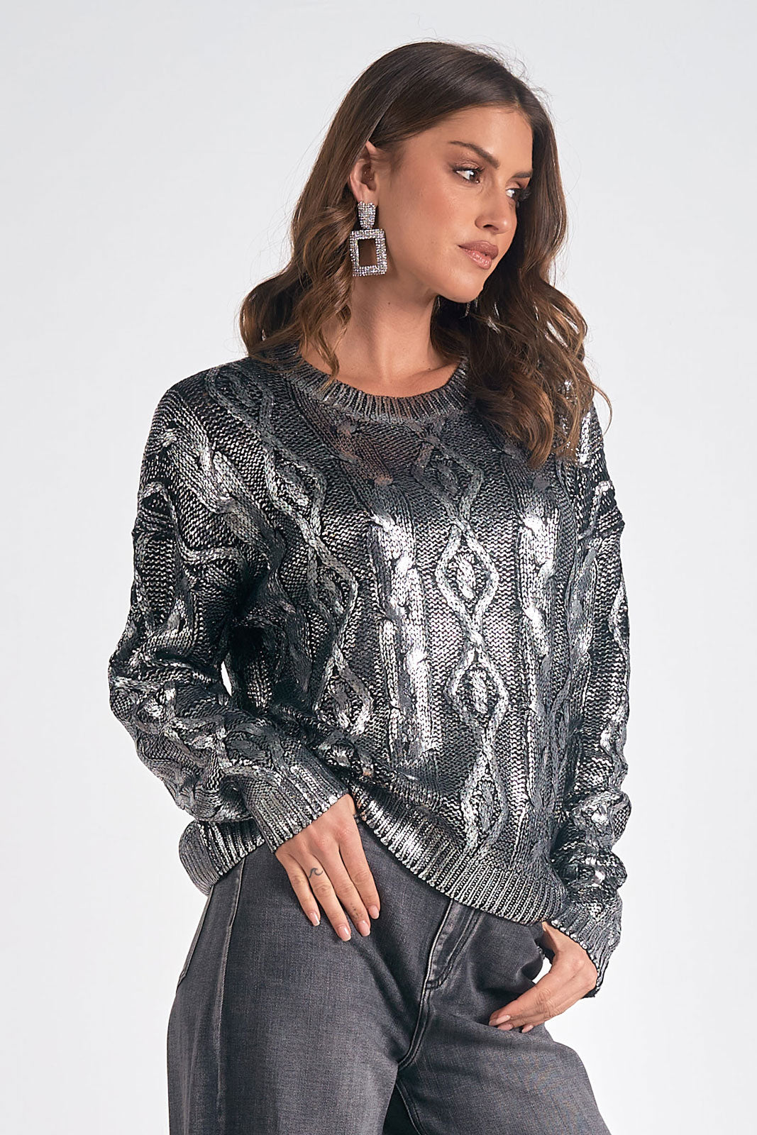 Silver Sweater