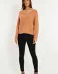 Long Sleeve Easy Fit Boucle Sweater