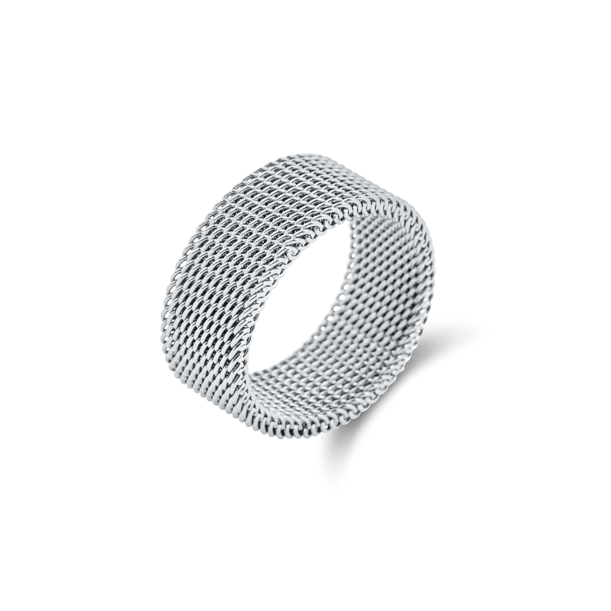 Etta Mesh Ring - Silver - 6