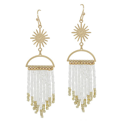 Meghan Browne Yang Earring - White