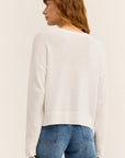 Sienna Bon Voyage Sweater - White