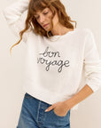 Sienna Bon Voyage Sweater - White