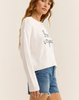 Sienna Bon Voyage Sweater - White