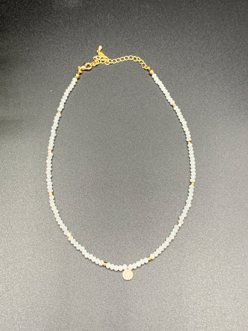 Meghan Browne Bitsy Necklace - White Opal