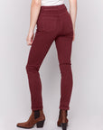 Cuff Hem Pant -Cabernet