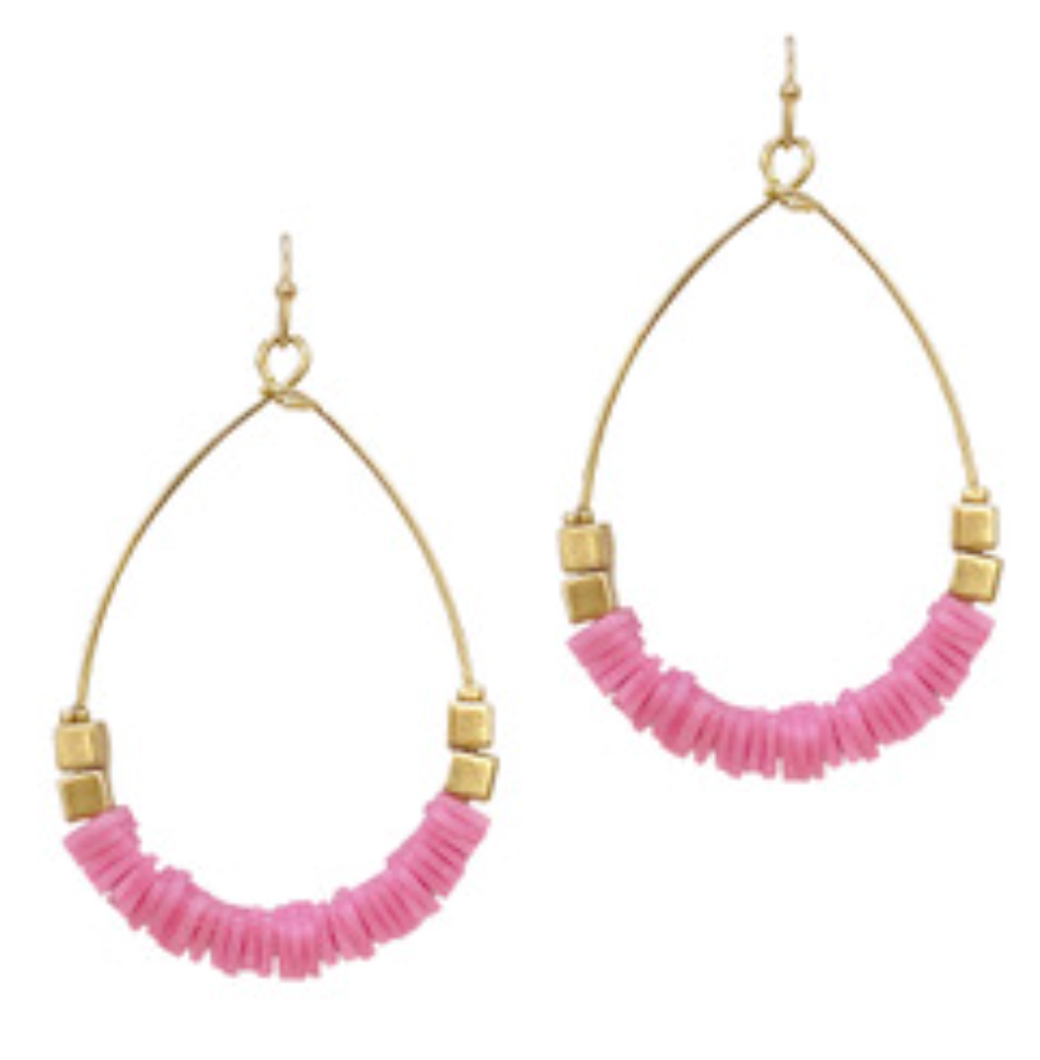 Meghan Browne Earring Rosa - Pink