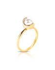 Josie Pearl Ring - Gold - 6