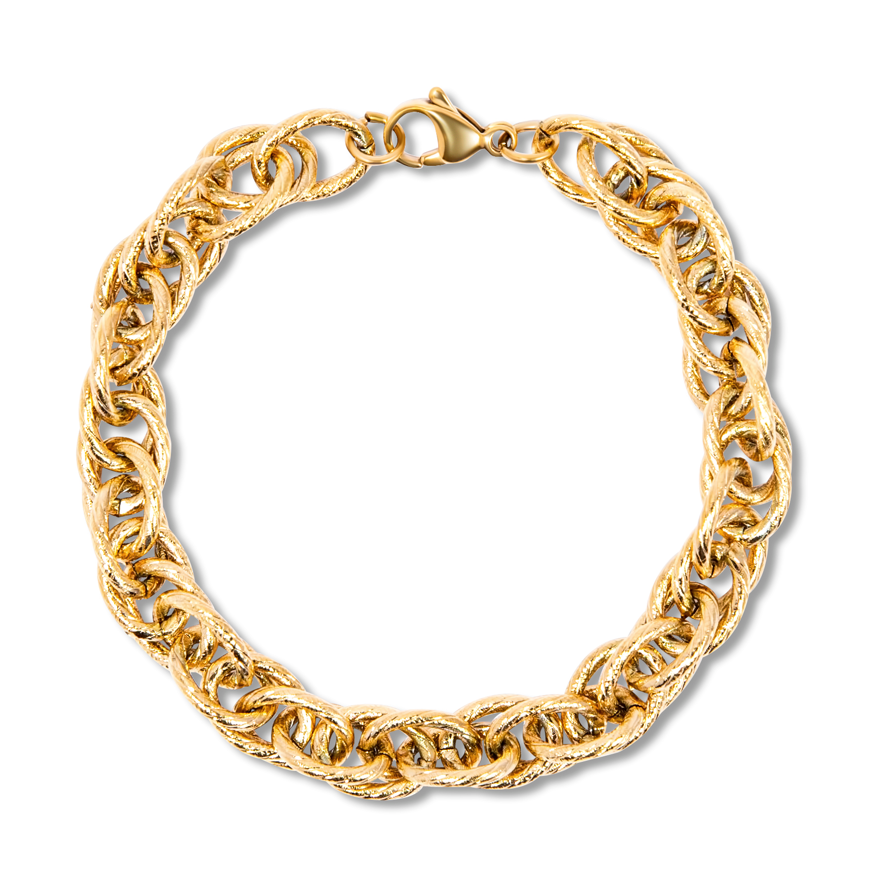 Dixie Chunky Twist Chain Bracelet - Gold