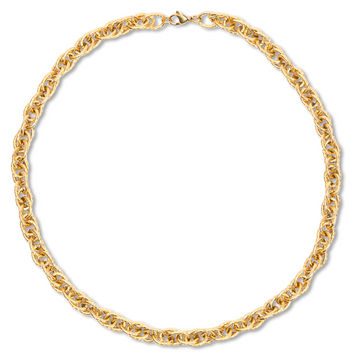 Dixie Chunky Twist Chain Necklace - Gold