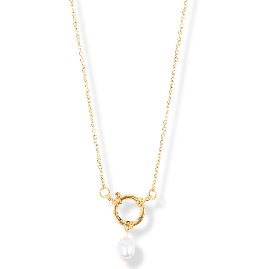 Dorit Pearl Necklace - Gold