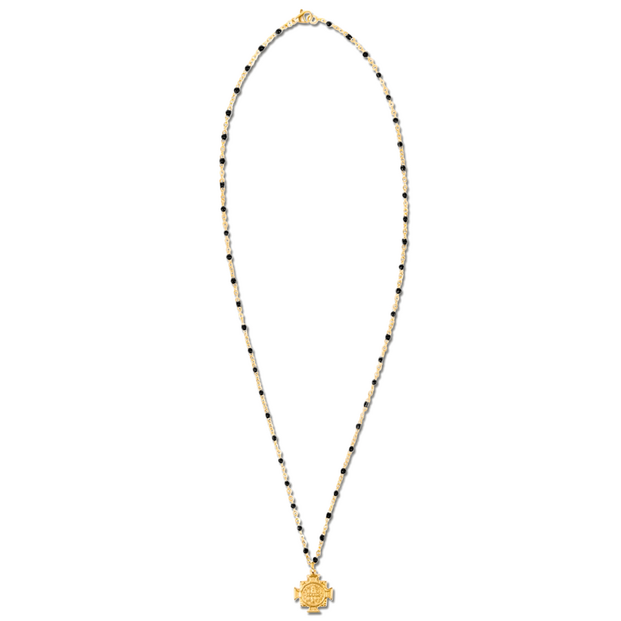 Zayla Cross Pendant Necklace - Gold