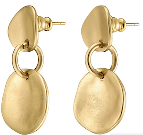 UNOde50 Gold Scales Earrings