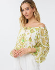 Paradise Dunes Boatneck Blouse