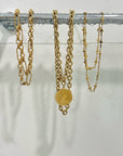 Odette Coin Chain Necklace - Gold