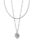 Kendra Scott  Brielle Multi Strand Necklace Silver