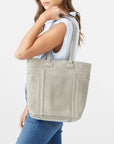 Otis Tote Grey Natural Brushed Gold